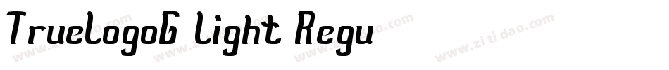 TrueLogoG-Light Regu字体转换